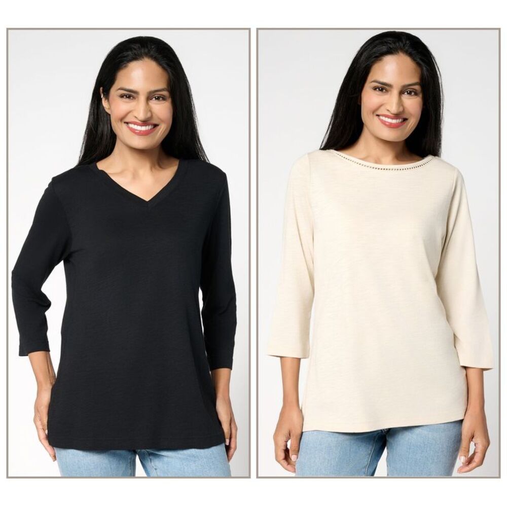 SUNNYLiFE Women's Top Sz XS Sleeve Slub Knit Tops Multi-colored